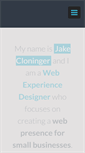 Mobile Screenshot of cloningerdesigns.com